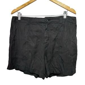 Social Standard by Sanctuary Fortune Tencel Shorts Women’s Size XL Washed Black
